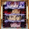 The Uchiha Naruto Quilt Blanket