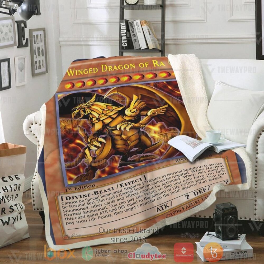 The Winged Dragon Of Ra Custom Soft Blanket The Winged Dragon Of Ra Custom Soft Blanket