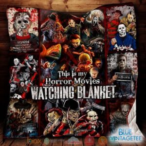 This Is My Horror Movies Watching Blanket Quilt