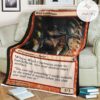 Ths 147 Wild Celebrants Mtg Game Magic The Gathering Fleece Blanket