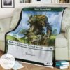 Tkhm 16 Troll Warrior Mtg Game Magic The Gathering Blanket