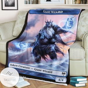 Tkhm 6 Giant Wizard Mtg Game Magic The Gathering Blanket