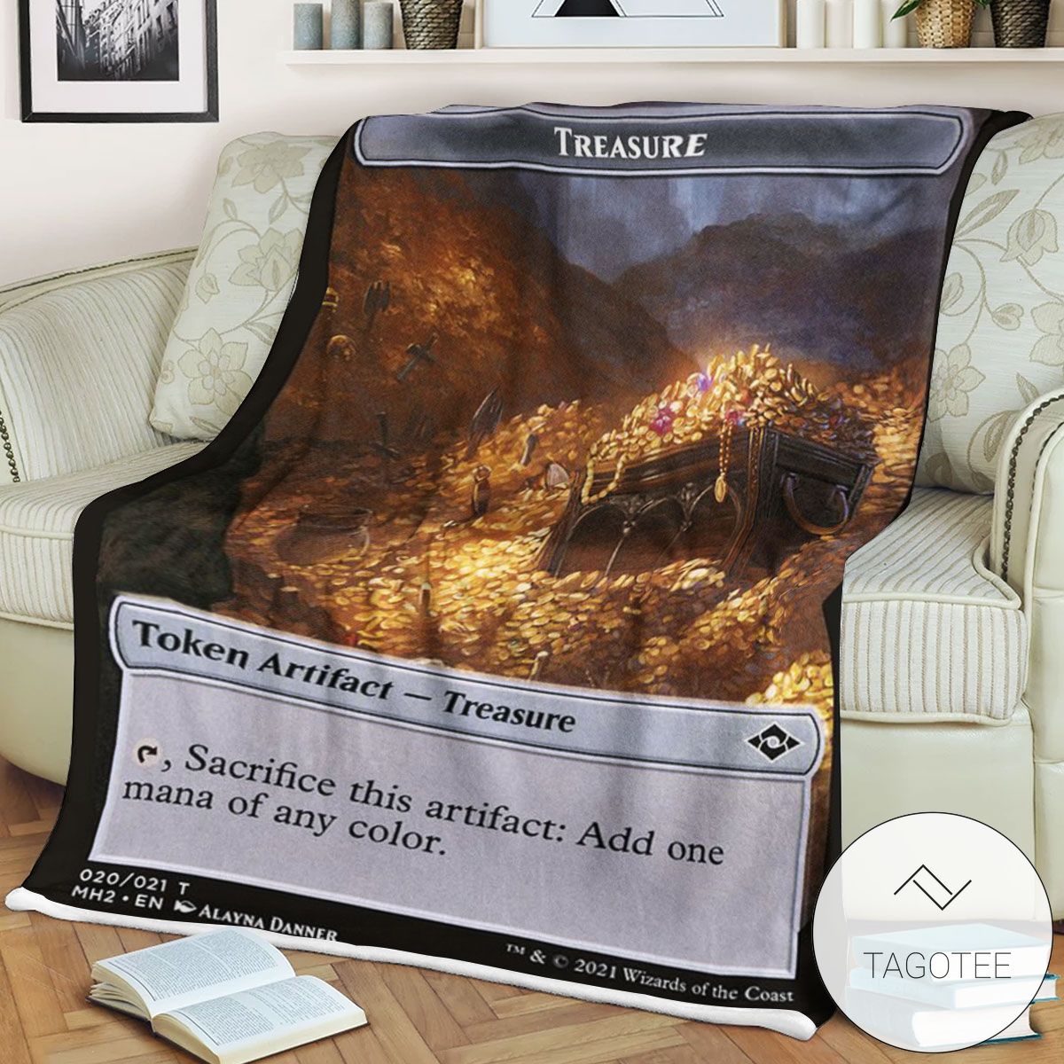 Tmh2 20 Treasure Mtg Game Magic The Gathering Blanket Tmh2 20 Treasure Mtg Game Magic The Gathering Blanket