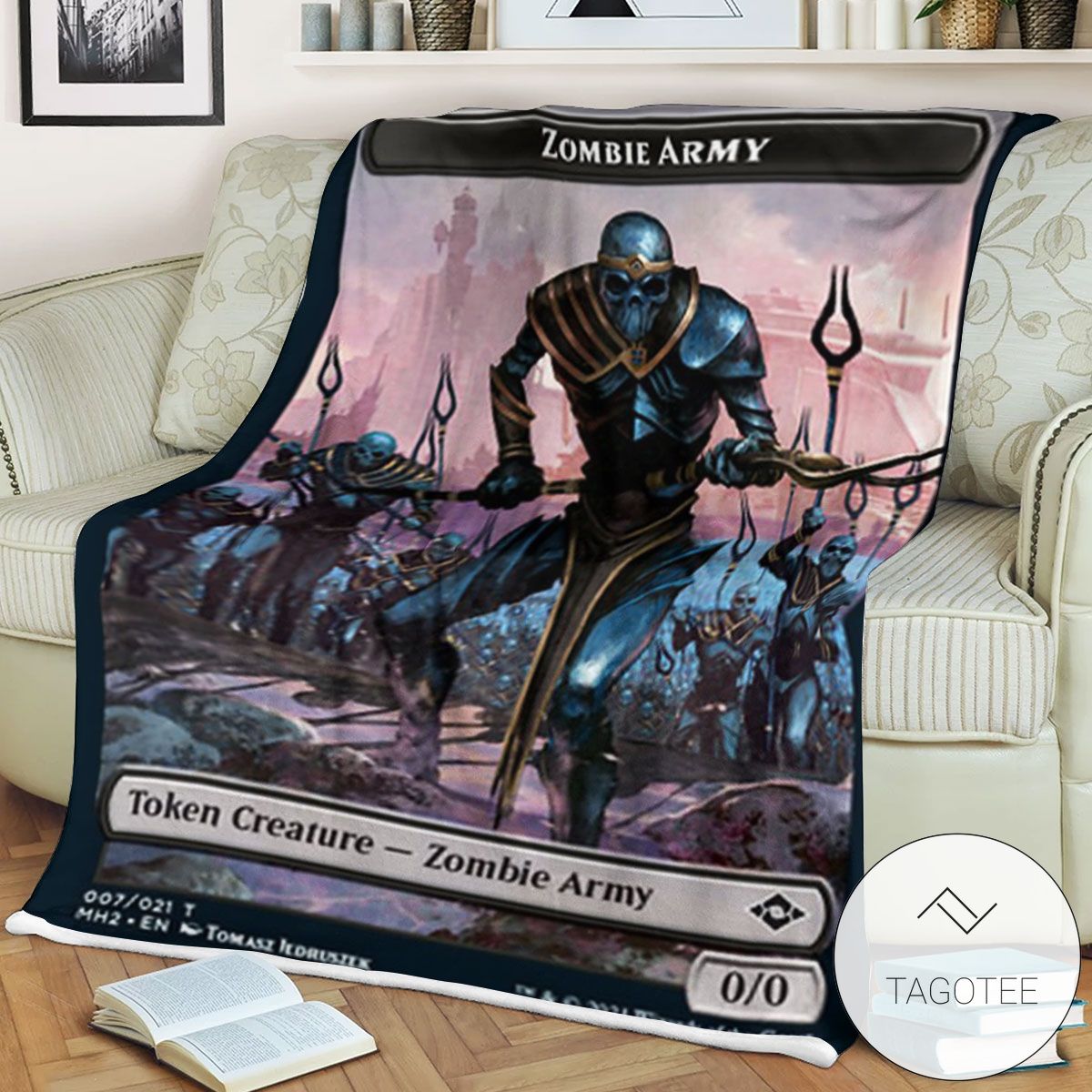 Tmh2 7 Zombie Army Mtg Game Magic The Gathering Blanket Tmh2 7 Zombie Army Mtg Game Magic The Gathering Blanket