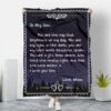 To My Son You Are My Light In The Dark Love Mom Full Printing Blanket