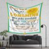 To My Son You Are My Sonshine Love Mom Blanket