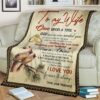 To My Wife Once Upon A Time God Knew My Heart Needed You Full Printing Blanket
