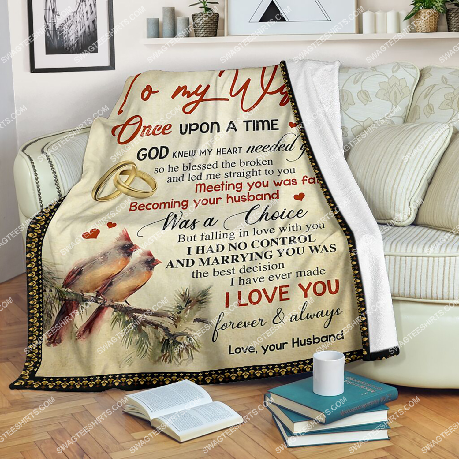 To My Wife Once Upon A Time I Love You Forever And Always Blanket To My Wife Once Upon A Time I Love You Forever And Always Blanket