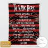 To Personalized Name Follow Your Dreams Love Freddy Creepy Blanket