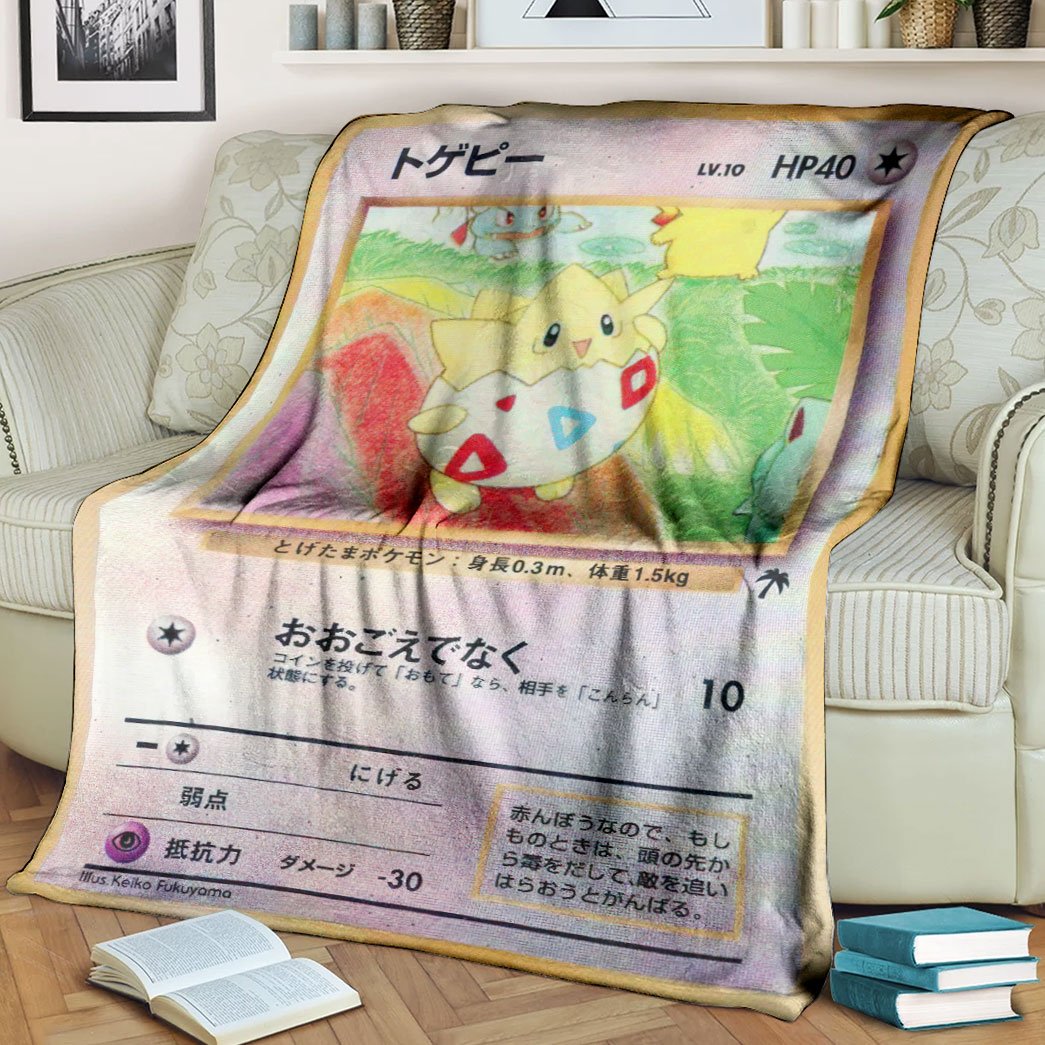 Togepi Southern Islands Japanese Version Pokemon Blanket Togepi Southern Islands Japanese Version Pokemon Blanket