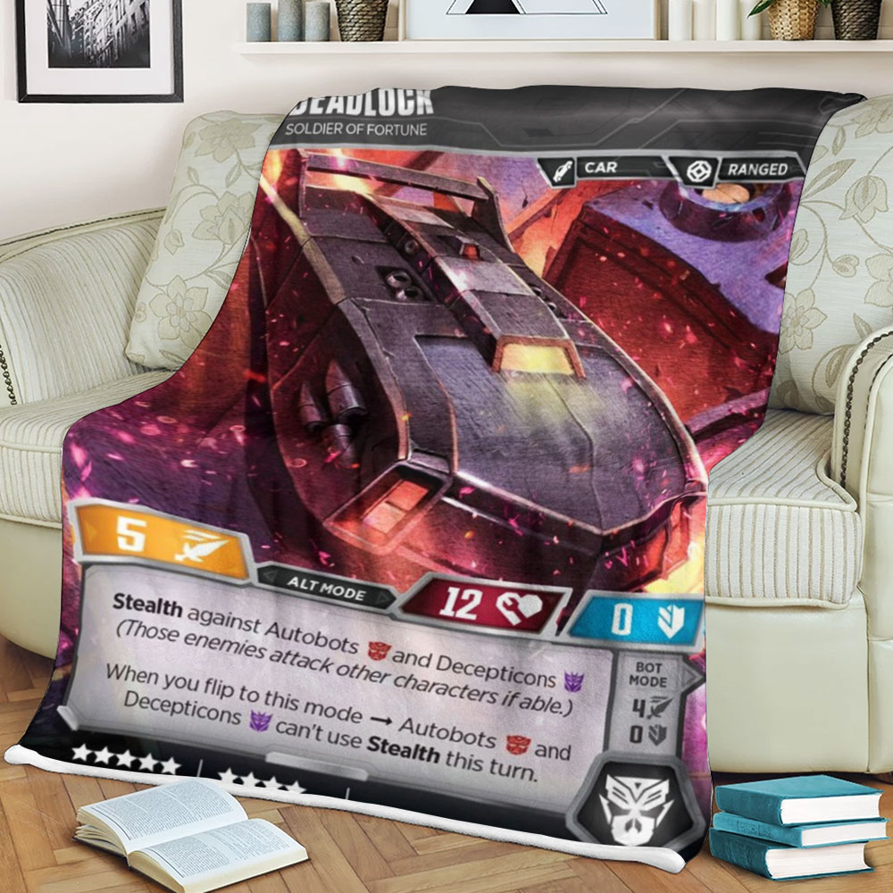 Transformers Deadlock Soldier Of Fortune Blanket Transformers Deadlock Soldier Of Fortune Blanket