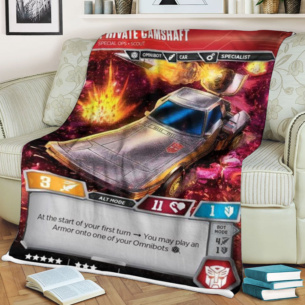 Transformers Private Camshaft Special Ops Scout Sherpa Blanket Transformers Private Camshaft Special Ops Scout Sherpa Blanket