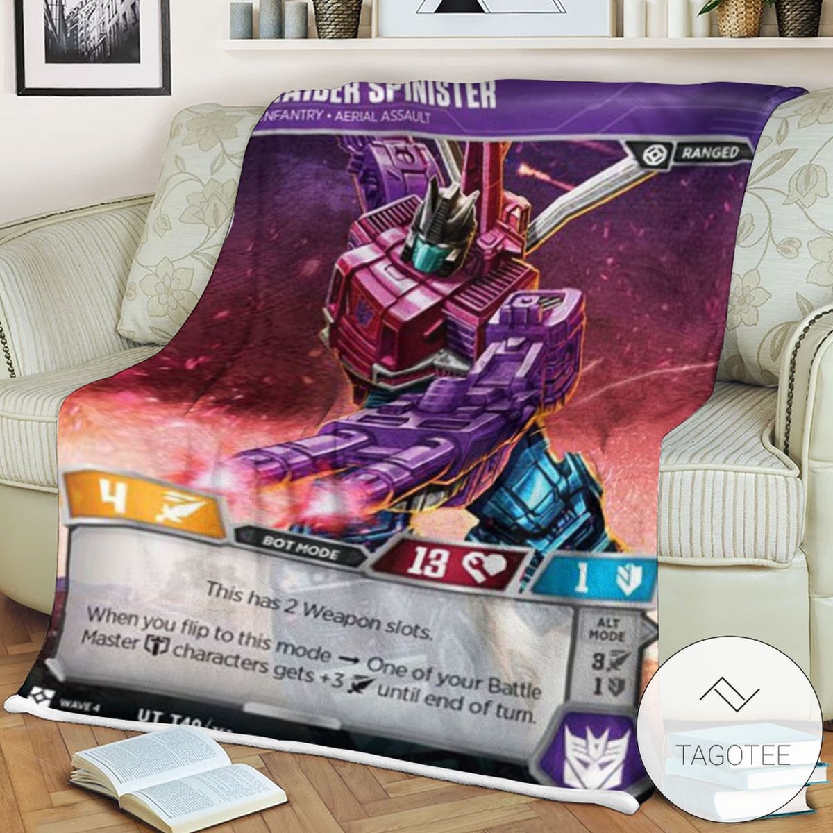 Transformers Raider Spinister Infantry Aerial Assault Sherpa Blanket 3 Transformers Raider Spinister Infantry Aerial Assault Sherpa Blanket 3