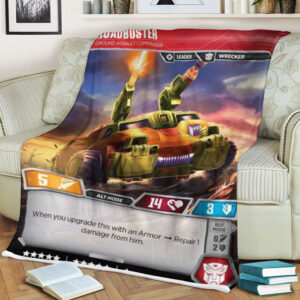 Transformers Roadbuster Ground Assault Commander Sherpa Blanket 2