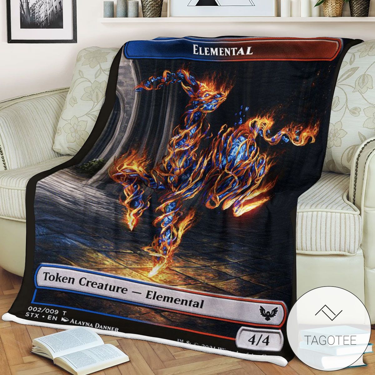 Tstx 2 Elemental Mtg Game Magic The Gathering Blanket Tstx 2 Elemental Mtg Game Magic The Gathering Blanket