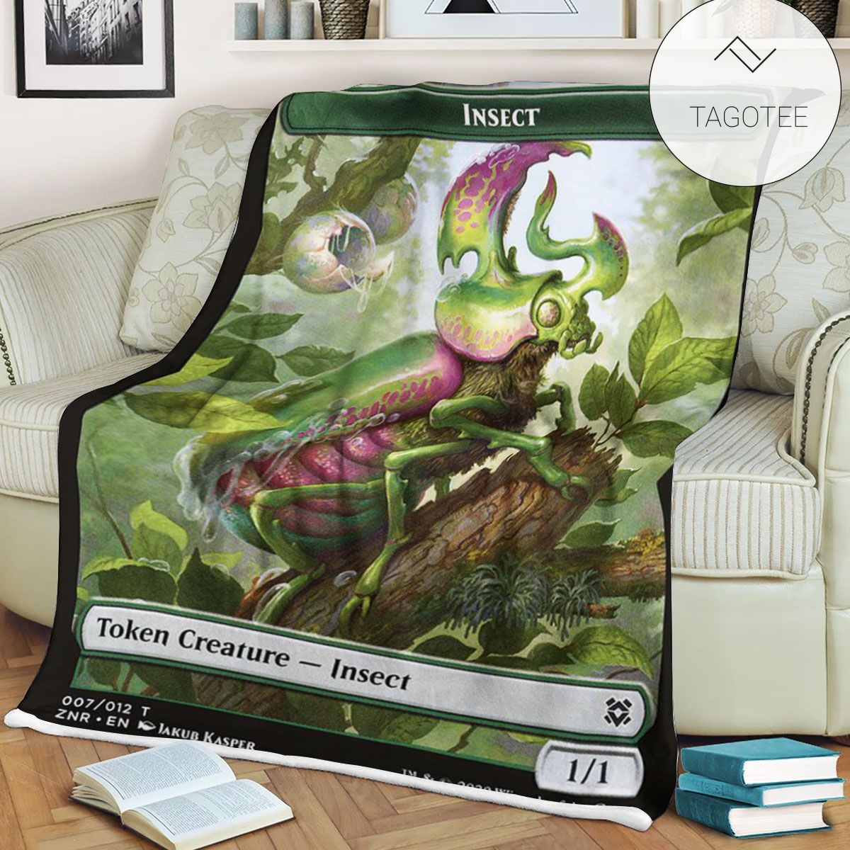 Tznr 7 Insect Mtg Game Magic The Gathering Fleece Blanket Tznr 7 Insect Mtg Game Magic The Gathering Fleece Blanket