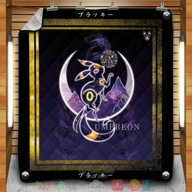 Umbreon Spirit Quilt Blanket Umbreon Spirit Quilt Blanket