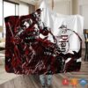 Viking Dain Ii Ironfoot Red White Blanket