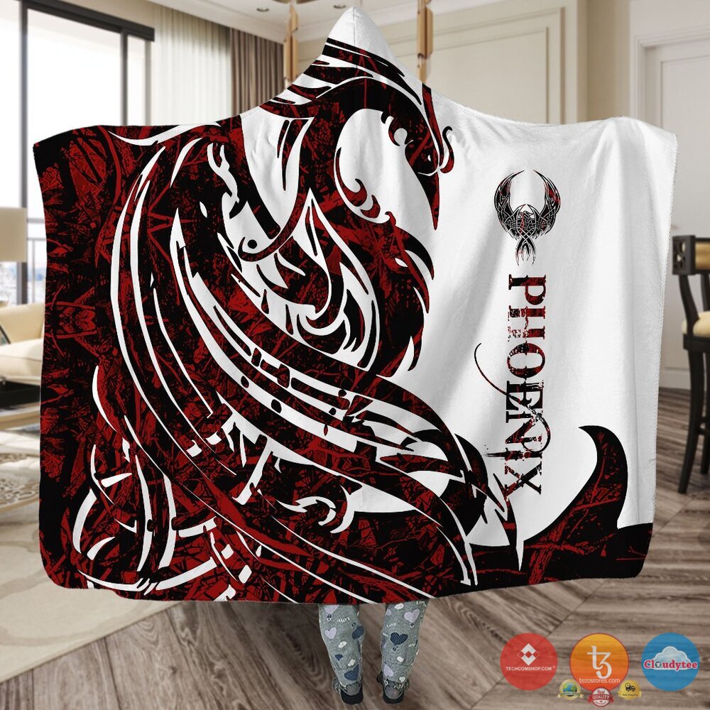Viking Phoenix Red White Blanket Viking Phoenix Red White Blanket