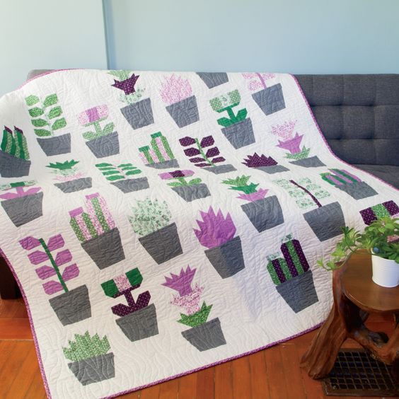 Vintage Cactus Garden Full Printing Blanket Vintage Cactus Garden Full Printing Blanket