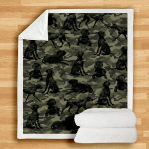 Vizsla Camo Blanket