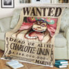 Wanted Dead Or Live Charlotte Linlin One Piece Blanket