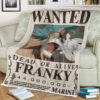 Wanted Dead Or Live Franky One Piece Blanket