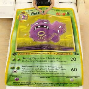 Weezing 1St Pokemon Blanket