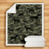 Weimaraner Camo Blanket