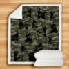 West Highland White Terrier Camo Blanket