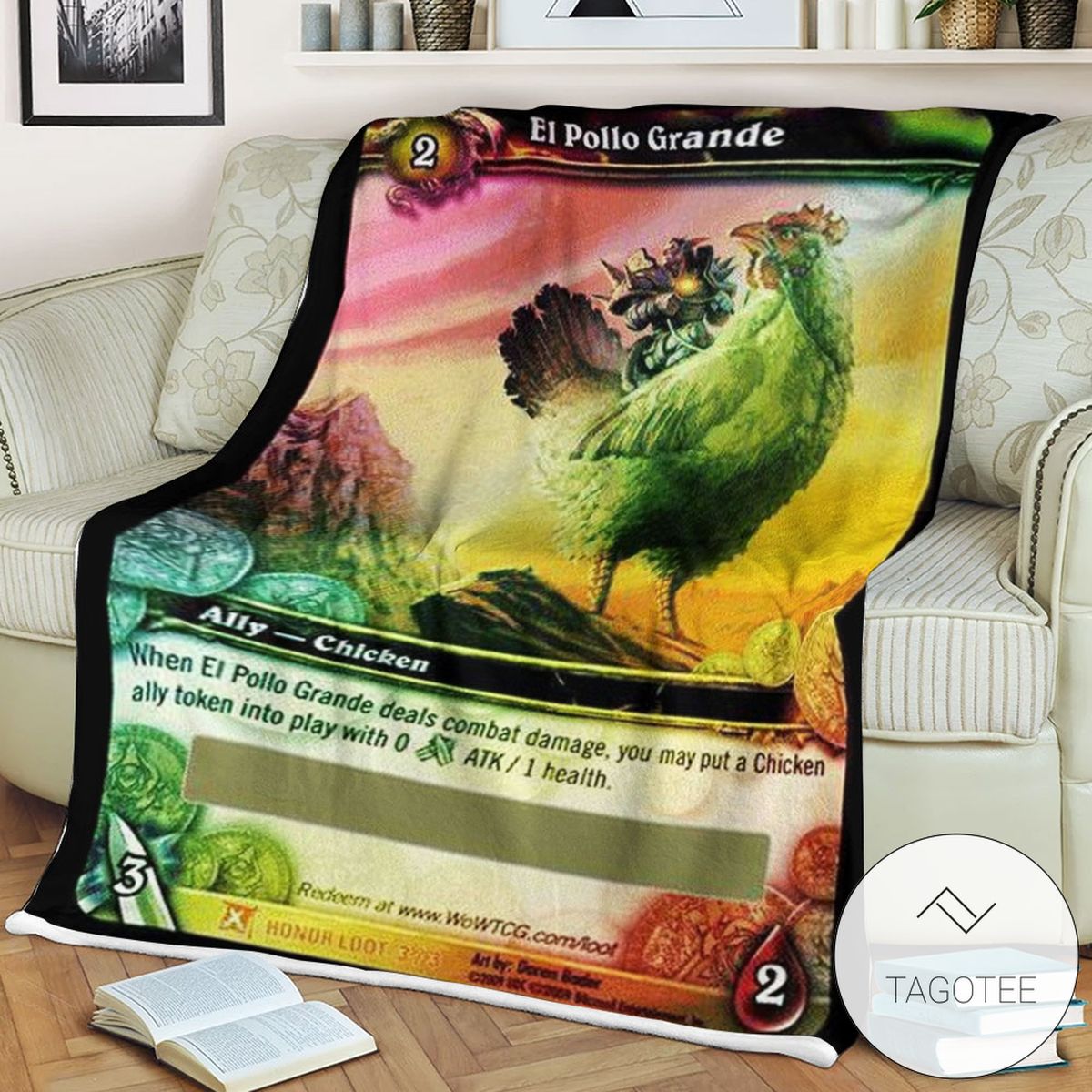 World Of Warcraft El Pollo Grande Soft Blanket Tagotee World Of Warcraft El Pollo Grande Soft Blanket Tagotee