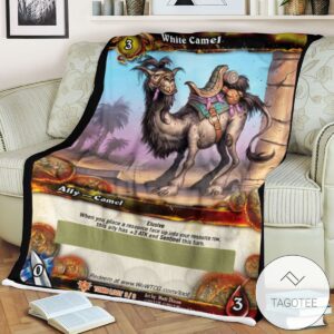World Of Warcraft White Camel Soft Blanket Tagotee