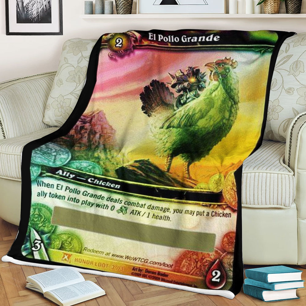 Wow El Pollo Grande Blanket Wow El Pollo Grande Blanket