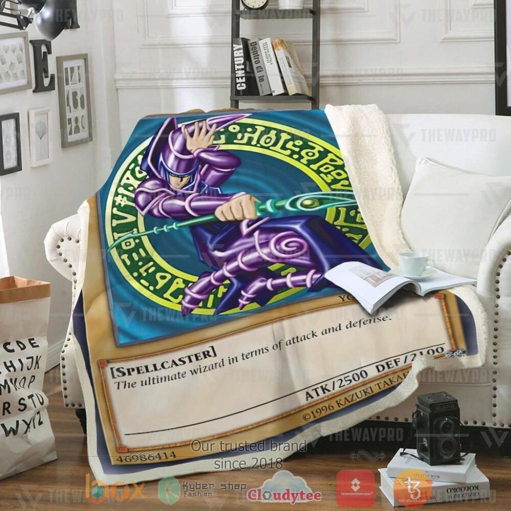 Ygo Duel Links Cards Dark Magician Custom Soft Blanket Ygo Duel Links Cards Dark Magician Custom Soft Blanket