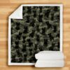Yorkshire Terrier Camo Blanket