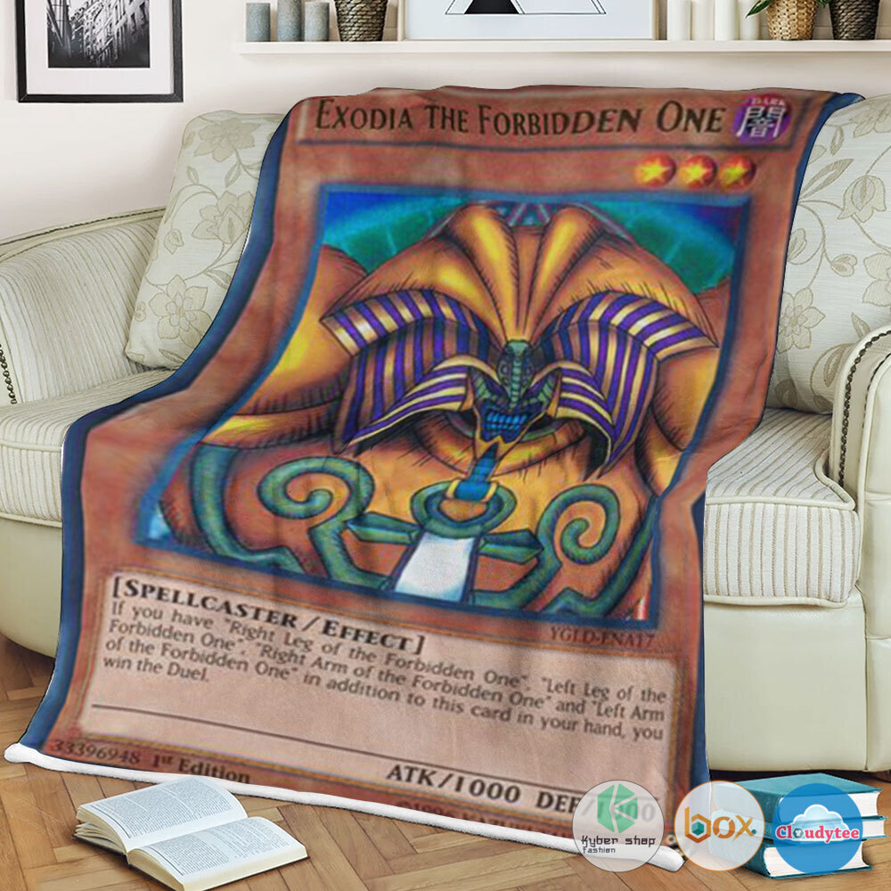 Yu Gi Oh 2002 Lob 1St Edition Exodia The Forbidden One Blanket Yu Gi Oh 2002 Lob 1St Edition Exodia The Forbidden One Blanket