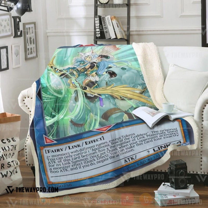 Yu Gi Oh Apollousa Bow Of The Goddess Soft Blanket Yu Gi Oh Apollousa Bow Of The Goddess Soft Blanket