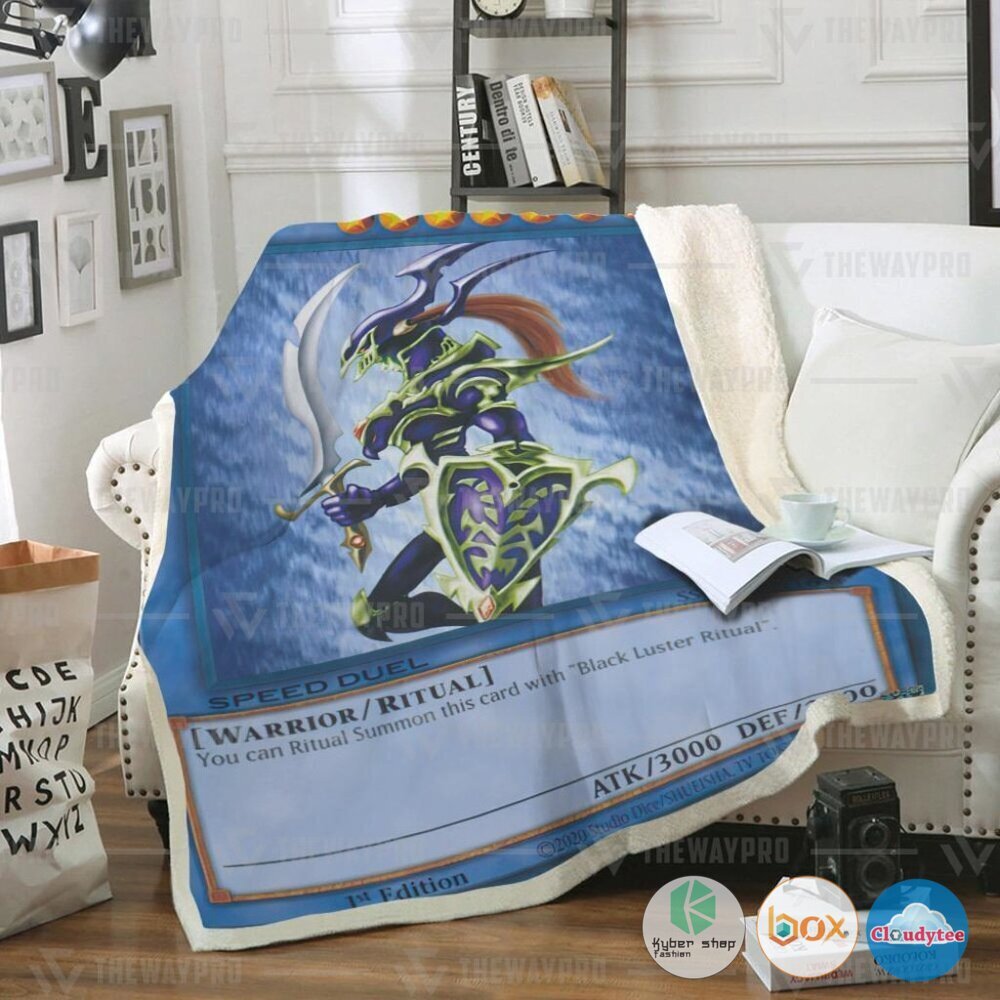 Yu Gi Oh Black Luster Soldier Blanket 2 Yu Gi Oh Black Luster Soldier Blanket 2