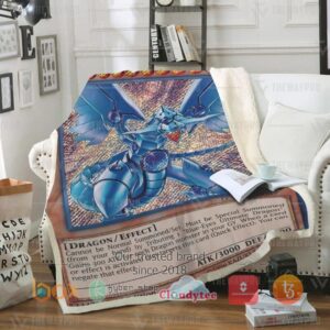 Yu Gi Oh Blue Eyes Shining Dragon Blanket 2