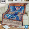 Yu Gi Oh Blue Eyes Shining Dragon Retro Blanket