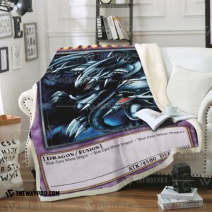 Yu Gi Oh Blue Eyes Ultimate Dragon Blanket 3