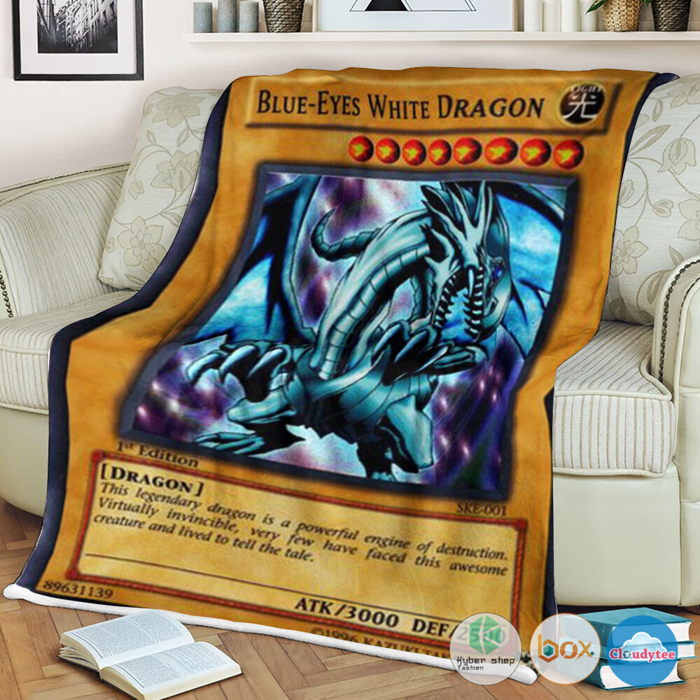 Yu Gi Oh Blue Eyes White Dragon 1St Edition 2002 Blanket Yu Gi Oh Blue Eyes White Dragon 1St Edition 2002 Blanket