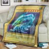 Yu Gi Oh Blue Eyes White Dragon 1St Edition Blanket