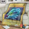 Yu Gi Oh Blue Eyes White Dragon 1St Edition Blanket 3