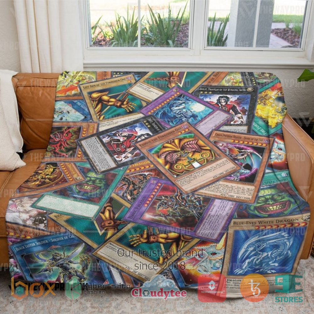 Yu Gi Oh Card Soft Blanket Yu Gi Oh Card Soft Blanket