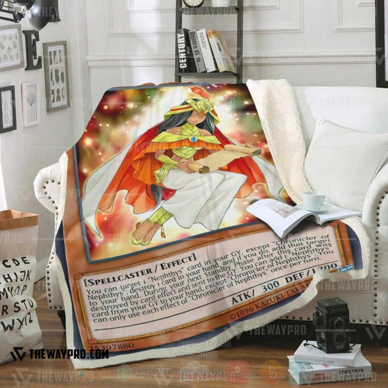 Yu Gi Oh Chronicler Of Nephthys Soft Blanket Yu Gi Oh Chronicler Of Nephthys Soft Blanket