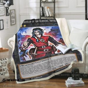 Yu Gi Oh Dante Traveler Of The Burning Abyss Soft Blanket 2