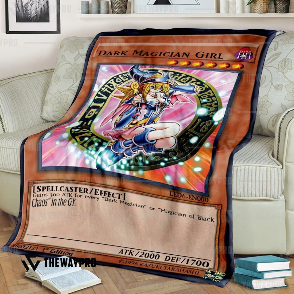 Yu Gi Oh Dark Magician Girl Blanket Yu Gi Oh Dark Magician Girl Blanket