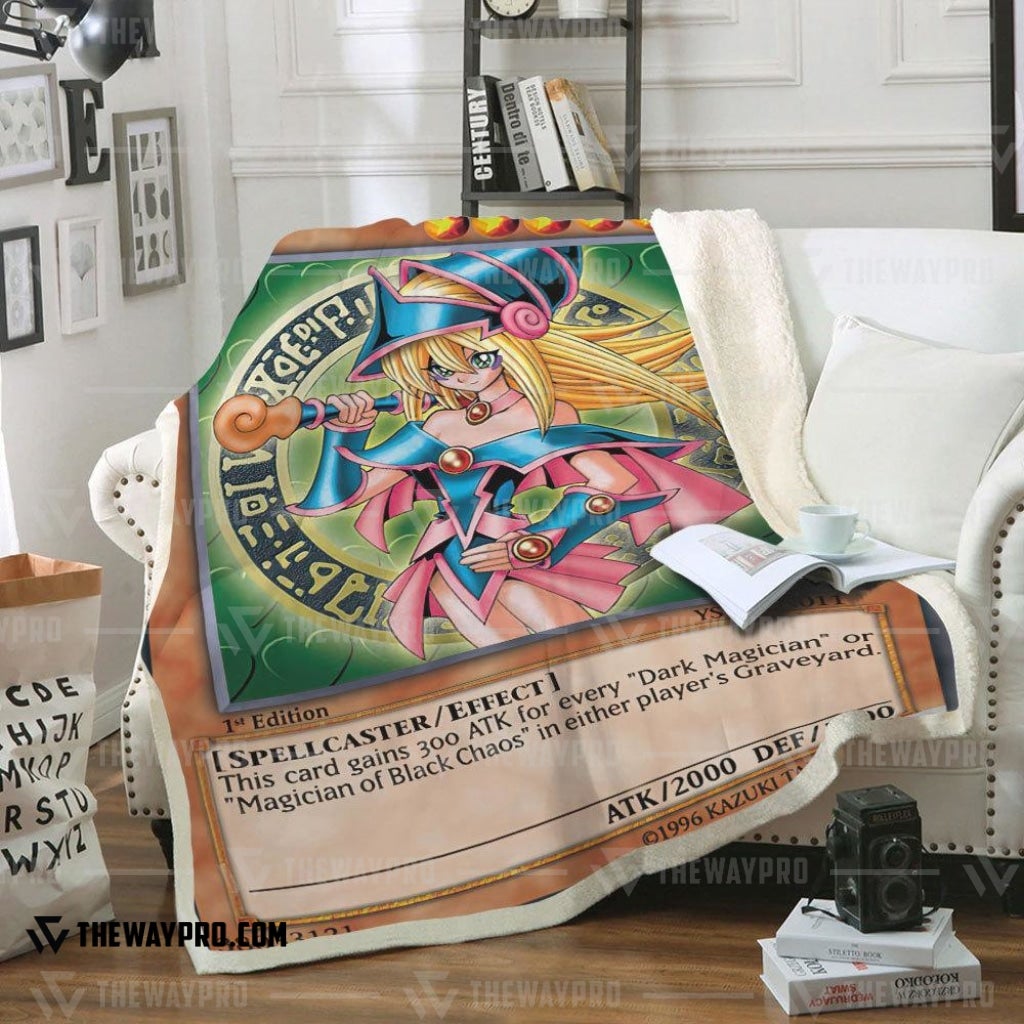 Yu Gi Oh Dark Magician Girl Green Blanket Yu Gi Oh Dark Magician Girl Green Blanket