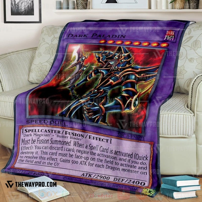 Yu Gi Oh Dark Paladin Card Soft Blanket 2 Yu Gi Oh Dark Paladin Card Soft Blanket 2